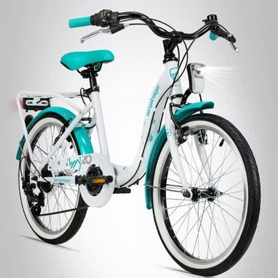20 Zoll Kinderfahrrad Bergsteiger Atlantis STVO Citybike Mädchen Fahrrad B-WARE - Bild 1 von 4