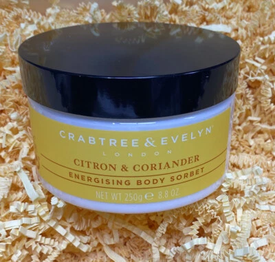 Crabtree & Evelyn Citron & Coriander Energising Body Sorbet Cream 250g
