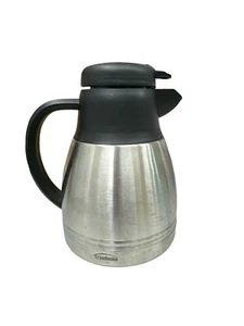 Trudeau Lyra Stainless Steel Coffee Tea Carafe 34 oz. 1 Liter - Picture 1 of 3