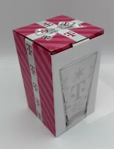 T-MOBILE HOLIDAY GLASS 2024 New With Box Frosted Etching Limited Edition - Picture 1 of 4