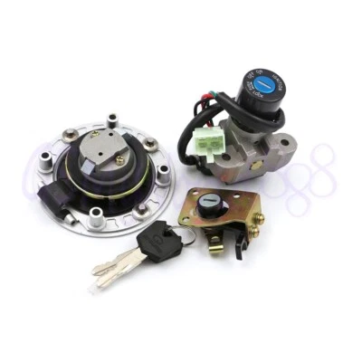 Juego de llaves de tapa de gas de bloqueo de interruptor de encendido apto para GSX600F/750F Katana 1989-1997 Foto 1 de 4