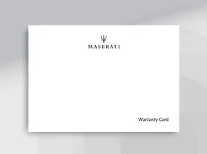 Maserati Quattroporte Service History Book-Manual Blank For All Models. - Picture 1 of 4