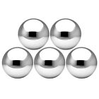 5 Pcs Stainless Steel Gazing Polished Hollow Reflective Sphere