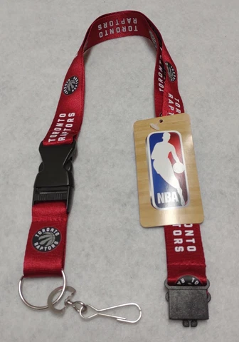 Toronto Raptors  Premium 24" Long Nylon Breakaway ID Holder/Lanyard/Keychain Cover