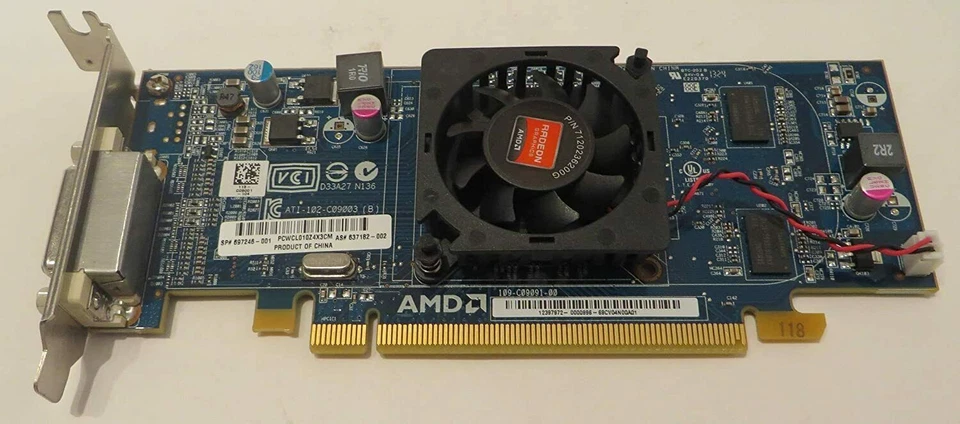 SFF DUAL HP 697246-001 637182-002 RADEON HD 6350 512MB PCIE WINDOWS 10 - Image 1 of 1