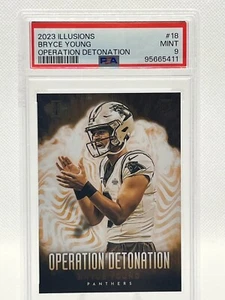 2023 Panini Illusions Operation Detonation Bryce Young ROOKIE PSA 9 MINT!! - Picture 1 of 3