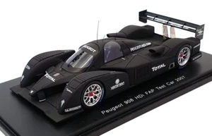Spark 1/43 Scale S1271 - Peugeot 908 HDi FAP Test Car 2007 - Black - Imagen 1 de 5