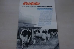 198292) Westfalia - Melkanlage - Prospekt 05/1952 - Bild 1 von 1