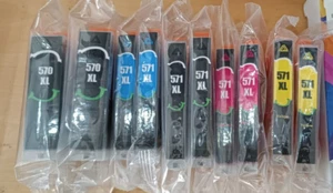 Cartucho de tinta 10 para Canon MG5753 MG6800 MG6850 MG6851 MG6852 PGI570XL CLI571XL - Imagen 1 de 10