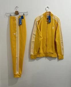 Adidas Originals Primeblue Superstar Tracksuit Bold Gold White Size 2XL - Picture 1 of 11
