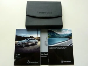 OEM 2017 MERCEDES BENZ E-CLASS COUPE OWNERS MANUAL BOOKS W/ CASE *FREE SHIPPING - Foto 1 di 1