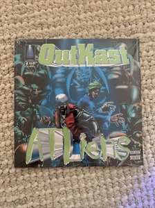 Outkast ATLiens Vinyl 2 LP-2005 Yellow Labels LaFace 73008-26029-1 Record EX+/EX - Picture 1 of 10