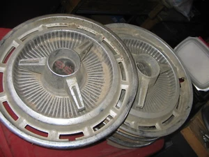 Set of 5 SS Hubcaps - Picture 1 of 2