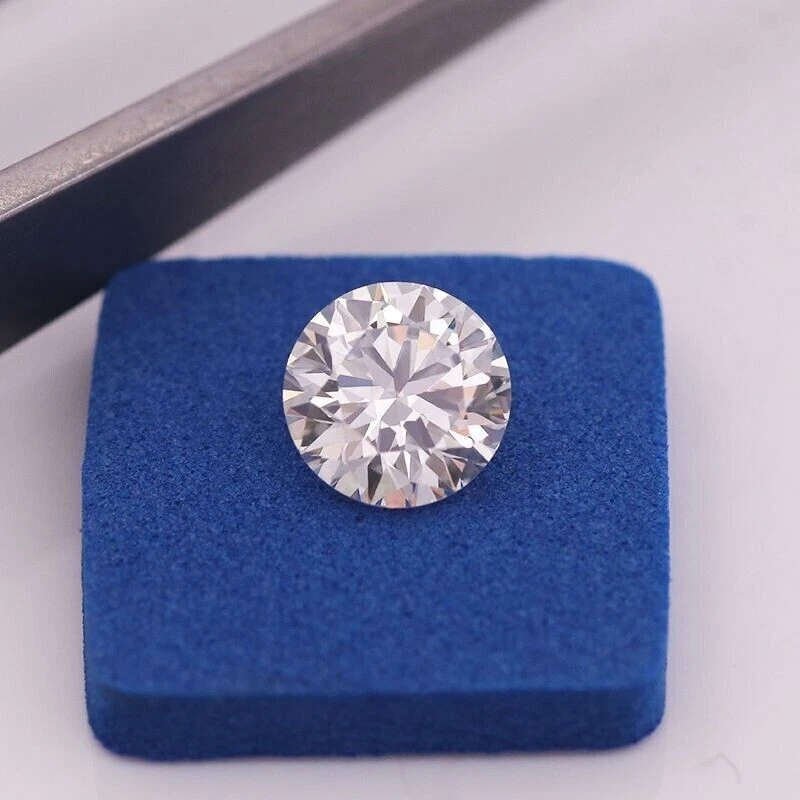 0.35 Ct D Color SI1 Clarity CVD Lab Grown Loose Diamond Round 4.90 mm Certified - Image 1 of 3