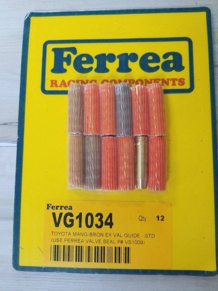 Guías de válvula de escape Ferrea para Toyota Supra 3.0L 2JZGT/FJ Cruiser 4.0L 1GR-FE Foto 1 de 1