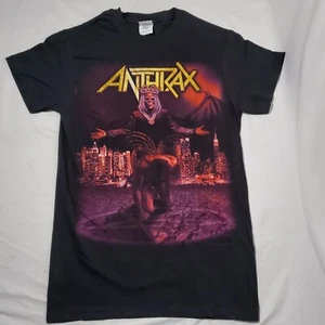 Anthrax World Tour 2018 Heavy Metal Band Black Cotton Concert T-Shirt Adult S - Picture 1 of 6
