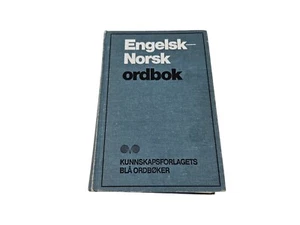 Norsk-Engelsk Ordbok English-Norwegian Dictionary 1981 Vintage Hardcover Book - Picture 1 of 10
