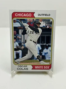2023 Topps Heritage High Number 518 Oscar Colas White Sox Rookie Card - Picture 1 of 2