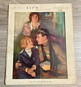 Life Magazine February 27 1919 Heroes’ Number C. Clyde Squires RARE - Picture 1 of 6