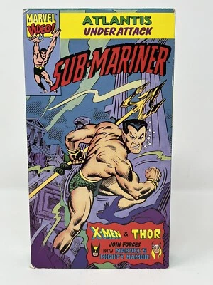 Sub-Mariner - Atlantis Under Attack VHS X-men Thor Marvel Video - Image 1 of 4