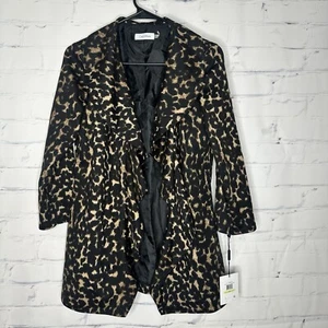 Chaqueta Calvin Klein Talla 4 Estampado Animal - ¡Nueva Con Etiquetas! - Imagen 1 de 6