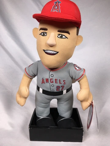 Mike Trout #27 Bleacher Creatures Los Angeles Angels 10" Plush Figure NEW Cover