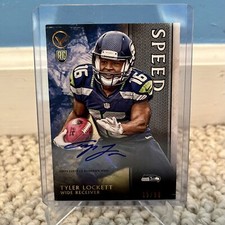 2015 Topps Valor Speed Auto /99 Tyler Lockett #134 Rookie Auto RC