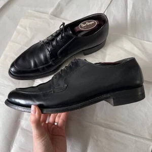 Bostonian Footsavers Oxfords Dress Shoes Men's Size 10.5 Black Leather Lace Up - Picture 1 of 9