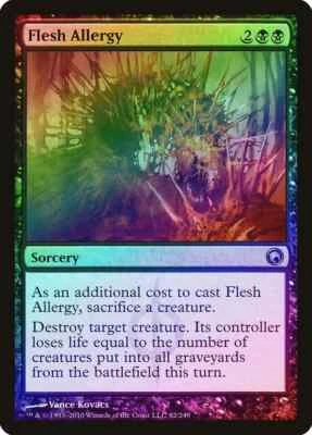 2XFlesh Allergy FOIL NM/LP Scars of Mirrodin - Image 1 of 2