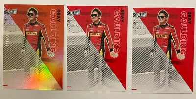 2023 Panini Fathers Day Gray Gaulding /199 & 2 Base 44 Green Light Racing NASCAR - Image 1 of 4