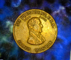 James Monroe 5th President, USA 1817-1825 Commemorative Token - Picture 1 of 6