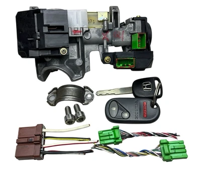 Interruptor de encendido Honda Element 2003-2006 OEM cilindro de bloqueo con llave control remoto pernos nuevos Foto 1 de 4