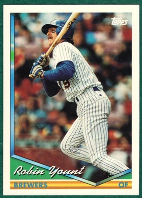 Robin Yount - 1994 年 Topps #310 - Milwaukee Brewers 棒球卡 — 第 1/2 张图片