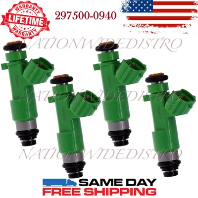 4x Inyectores de combustible Denso OEM para Nissan Altima Pathfinder Rogue 2007-2015 2,5 L I4 Foto 1 de 4