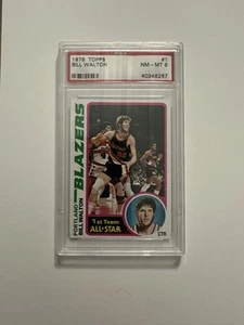 Bill Walton #1 PSA Graded NM-MT 8 (1978 Topps) - Picture 1 of 6