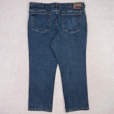 Pantalones de mezclilla Duluth Trading Co Flex para salón de baile para hombre 40x29 azul relajado peso pesado elástico Foto 1 de 4