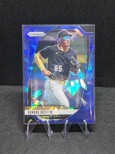 2025 Panini Prizm Konnor Griffin #199 Cracked Blue Ice Prizm Pittsburgh Pirates - Bild 1 von 2