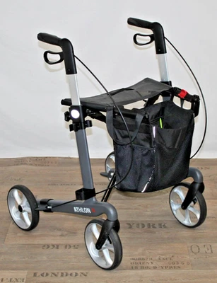TOP ANGEBOT ROLLATOR Rehasense Athlon SL + Einkaufstasche gebraucht #R58 - Bild 1 von 4