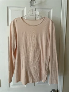 PURE JILL Damen Pretty Pink Pull Over Top Stretch Langarm Gr. S Wunderschön - Bild 1 von 3