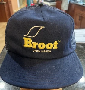 De Colección Broot Union Carburo Herbicida Bordado Logo Snapback Gorra Granjero EE. UU. - Imagen 1 de 5