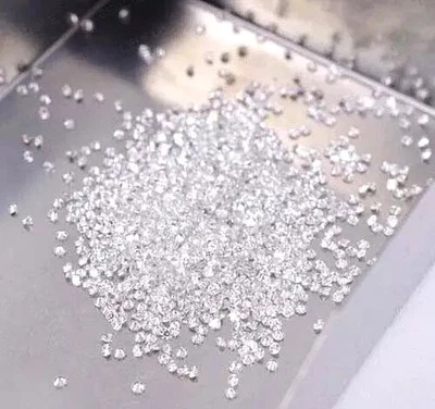 Certified 1.1 mm Round Cut CVD Diamond J Color IF Clarity 15 Pcs Diamond Lot - Image 1 of 4