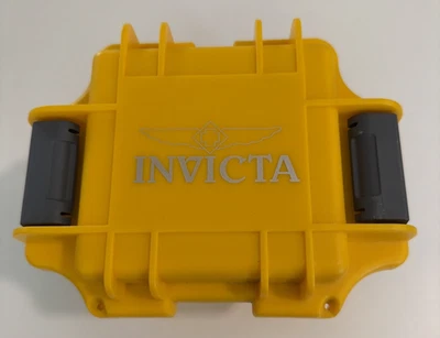 Invicta Heavy Duty Yellow Gold Classic SIngle Slot Watch Dive Box Case Only - Image 1 of 4