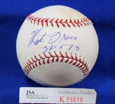 Monte Irvin JSA COA Autograph Major League OML Signed Baseball HOF 73 - Image 1 of 2