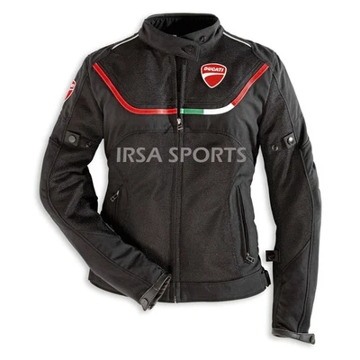Chaqueta de tela para mujer Ducati Corse tex C5 - Chaqueta textil para equipo de conducción de motocicletas Foto 1 de 3