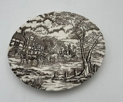 "Plato para servir vintage Royal Mail 12 1/4"" fino Staffordshire inglés Ironstone" Foto 1 de 4