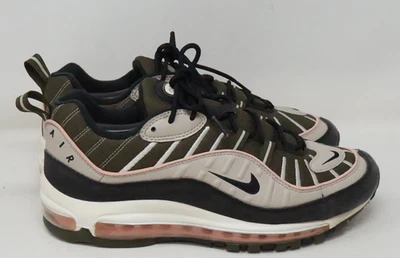 Nike Air Max 98 Casual Shoe Cargo Khak Blk-Desert Sand AH6799-301 Size 11 - Image 1 of 4