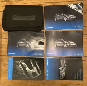 Honda Insight 2011 hatchback conjunto manual del propietario con estuche y suplementos - Imagen 1 de 1
