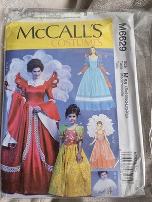 McCall's Women's Costume Pattern 6629 Size Sm-med-lg-xl  8-22 Uncut New  - Image 1 of 2