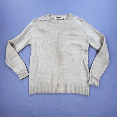 Suéter McGregor De Colección Para Hombre Grande Beige Todo Pura Lana Cuello Redondo Hong Kong Años 80 Foto 1 de 4