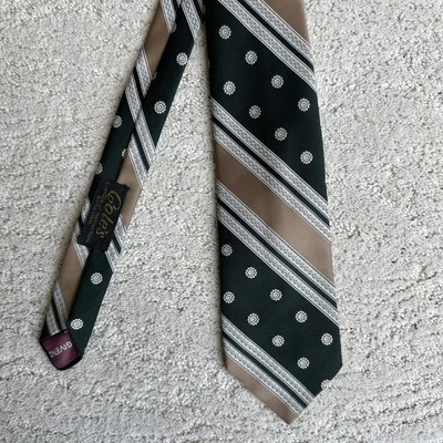 Corbata de cuello a rayas con estampado verde Givenchy Gentlemen Paris para hombre Foto 1 de 4